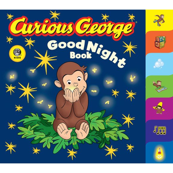 Pre-Owned Curious George Good Night Book (CGTV Tabbed Board Book)