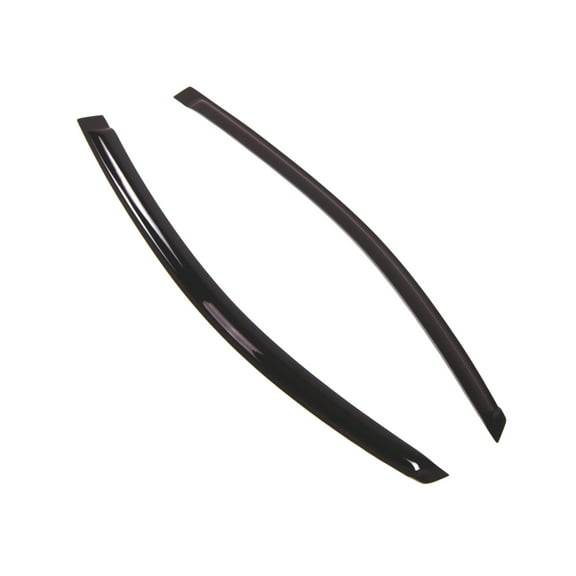 Tuningpros WD2-386 Out-Channel Window Visor Deflector Rain Guard Dark Smoke 2 Pcs Set For 2005-2010 Scion Scion tC