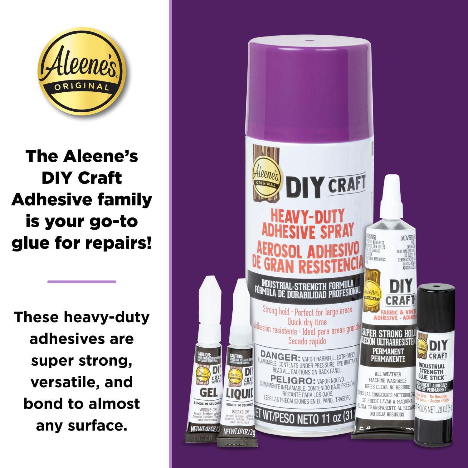 Aleene’s DIY Craft Heavy-Duty Spray Adhesive 11 oz.