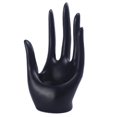 thumbnail image 1 of Injueey Maniquí negro Exhibición de la mano Exhibición de la joyería Estatua Soporte de resina Decoración del hogar, 1 of 1