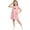 Pink., variant on HBGVBA Toddler Girl's Dresses,Casual Summer Dresses,12 Months-9 Years Print Tank Crew Neck Midi Length Loose Casual Dress