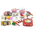 thumbnail image 1 of 36PCS Kitchen Pretend Playset Light Sound Kitchen Cooking Toy Cookware Playset, 1 of 10