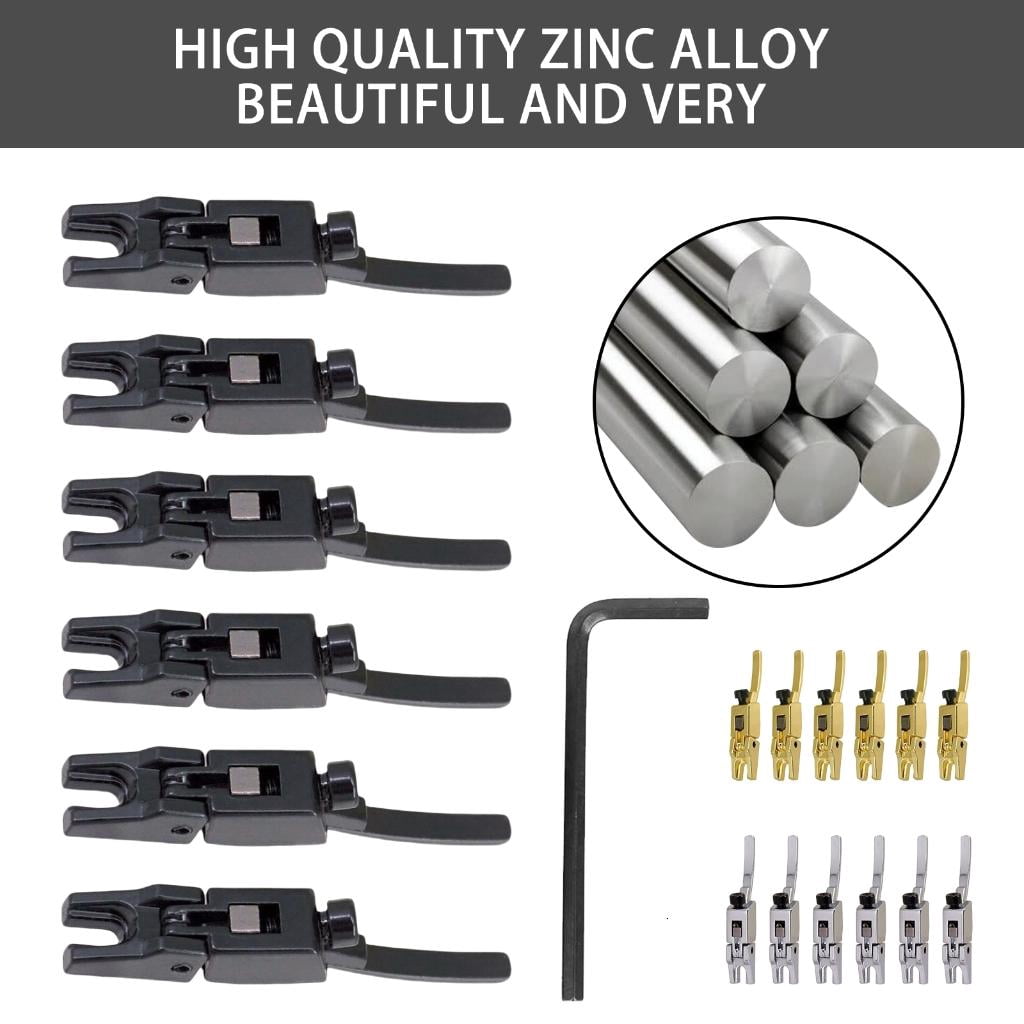 Yihuala Electric Guitar Double Locking Systyem Locked String Saddles for Guitar Tremolo Bridge Guitar Tremolo Bridge Parts