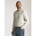 thumbnail image 4 of Chaps Men’s and Big Men’s Cable Knit Crewneck Sweater, Sizes S-2XL, 4 of 6