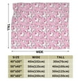 thumbnail image 2 of Hello Kitty Blanket, Super Soft Throw Blanket, Cozy Flannel Blankets For Boys Girls, Warm Blankets For Couch Sofa Bed, 50"X40", 2 of 9