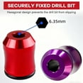 Strong Magnetic Screw Ring, Upgraded Magnetic Screw Ring for Drill, 1/4 ...