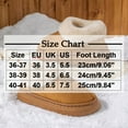 thumbnail image 4 of Women's Slippers Flat Heel Non-Slip Closed Toe Slip-on House Slides Women's Versatile Indoor Decoration Fashionable Fall Winter Trendy Flat Soft Sandals Beige 6.5, 4 of 4