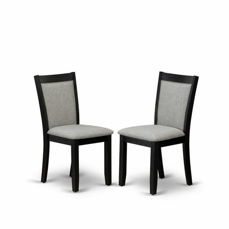 East West Furniture Monza Parson Chair - Set of 2