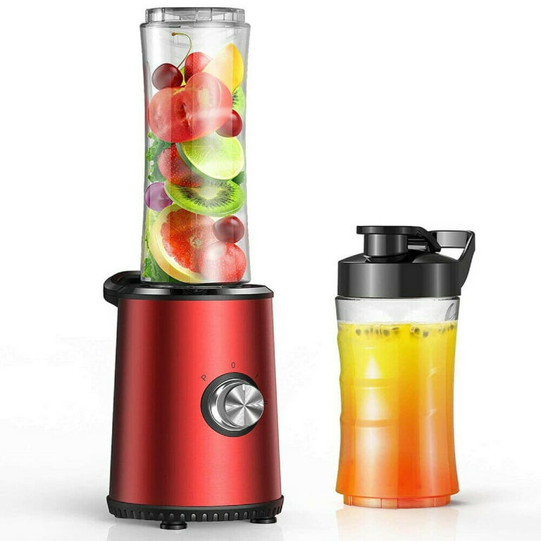 La Reveuse Smoothies Blender Personal Size 300 Watts with 18 oz BPA-Free  Portable Travel Sports Bottle (Silver)