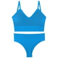 thumbnail image 1 of Ropa interior de color sólido para mujer, bragas, conjuntos de bragas de yoga cómodos, traje a juego para mujer, 1 of 2