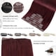 thumbnail image 2 of Extensiones de cabello Moresoo Clip ins para cabello humano rojo oscuro, 150 g, 2 of 9