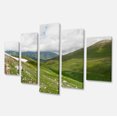 thumbnail image 2 of North Caucasus Montagnes Vertes - Impression sur Toile Paysage, 2 of 3