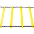 thumbnail image 3 of Functional Fitness Outlet 15 Foot Agility Speed Reaction Ladder Yellow and Gray, 3 of 4
