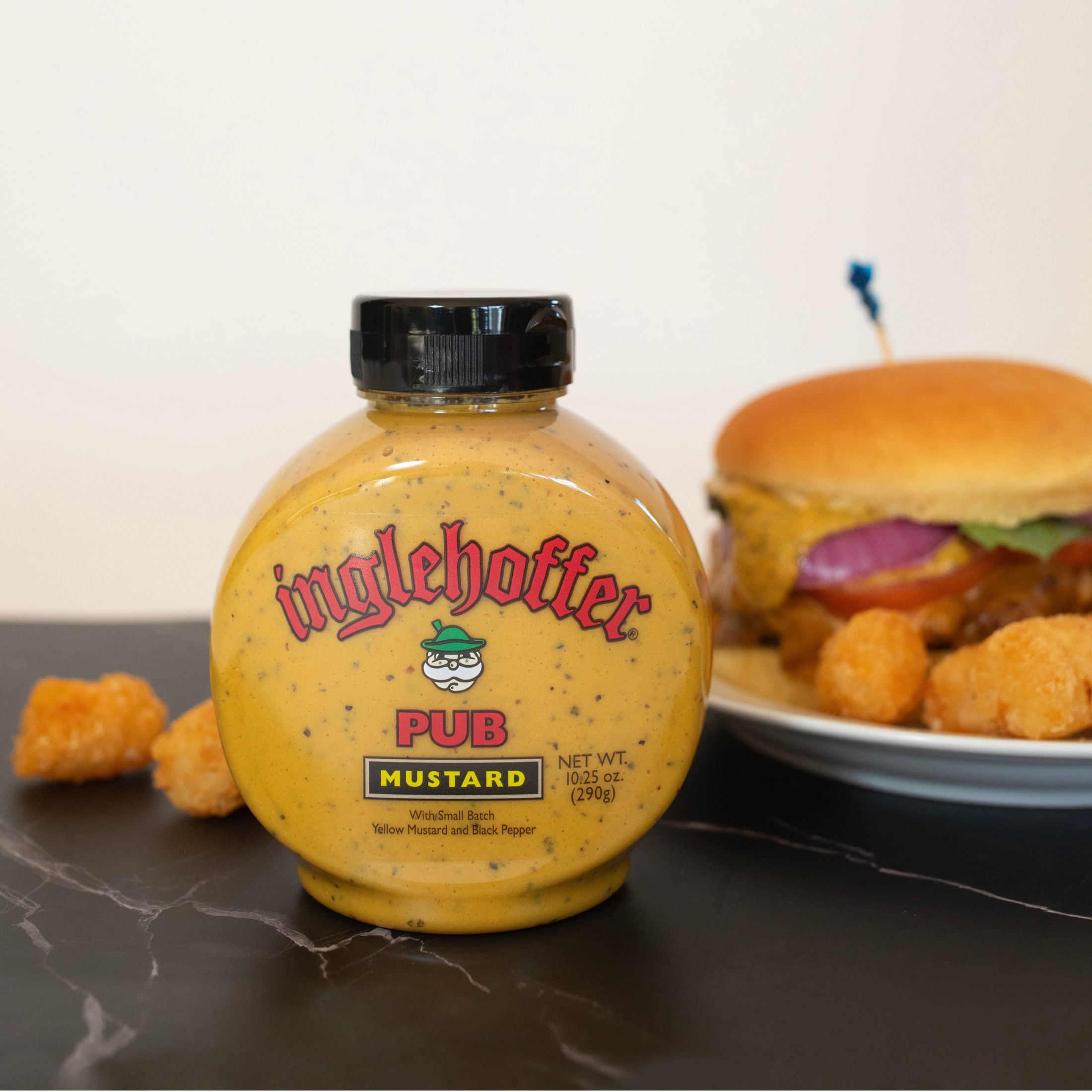 (2 pack) Inglehoffer Pub Style Yellow Mustard, 10.25 oz