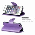 thumbnail image 3 of iPhone 6S Wallet Case, iPhone 6 Case, Dteck Embossed Butterfly Flip PU Leather Stand Card Slots Case Cover with Hand Strap For iPhone 6s / iPhone 6, Purple, 3 of 5