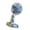 Blue, variant on Tibvox Small Desk Fan With Quiet Operation And 3 Wind Levels Air Circulator Fan