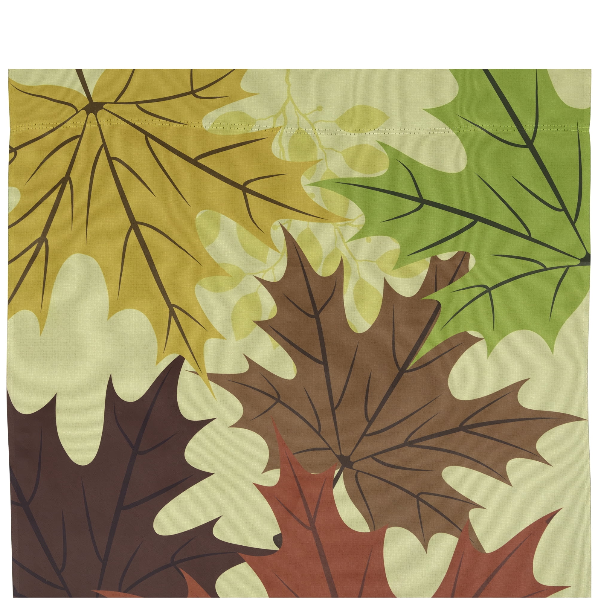 Red and Yellow Fall Leaves Welcome Outdoor Garden Flag 28" x 40"