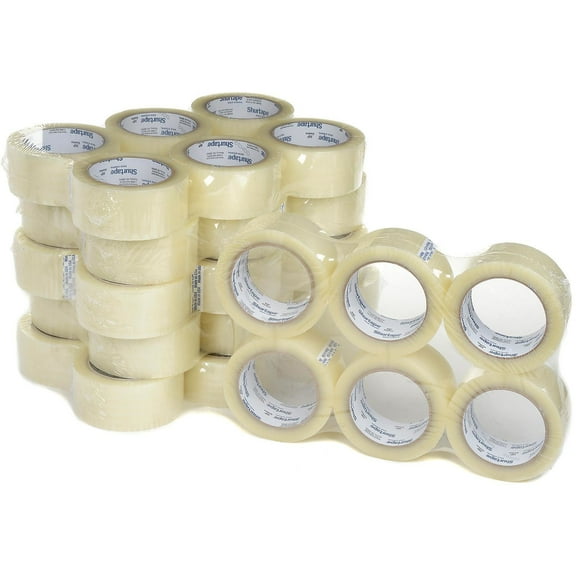 Shurtape HP 100 Carton Sealing Tape, 1.6 Mil, Clear, 48mm x 100m, Lot of 36