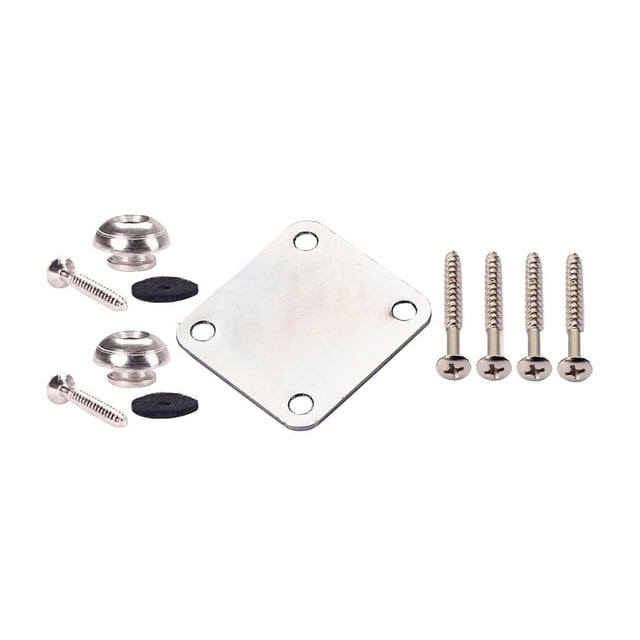 Placa de Cuello Yuyangstore para Guitarra Eléctrica 2 Cerraduras de Correa de Seguridad