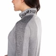 thumbnail image 3 of Champion Womens 1/4 Zip Pullover Gray Small, 3 of 5