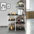 thumbnail image 1 of Veryke 4-Tier Kitchen Baker's Rack Storage Shelf, Microwave Stand with 10 Hooks for Organizer Workstation, 1 of 6
