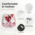 thumbnail image 4 of Balery Textured Heart Abstract Art Pantalones cortos deportivos para mujer con forro y dos bolsillos, elásticos, para entrenamiento, gimnasio, yoga-X-Large, 4 of 7