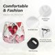 thumbnail image 4 of Balery Textured Heart Abstract Art Pantalones cortos deportivos para mujer con forro y dos bolsillos, elásticos, para entrenamiento, gimnasio, yoga-Large, 4 of 7