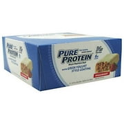 ***Discontinued***Pure Protein High Protein Greek Yogurt Bar, Strawberry, 12 CT (Pack of 1)