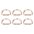 thumbnail image 1 of 50 Uds Mochila con Hebilla en Forma de D Cosida Bolsos de Mano Anillo de Conexión Hebilla Colgante Anillos en D para Coser Correas Bricolaje, 1 of 8