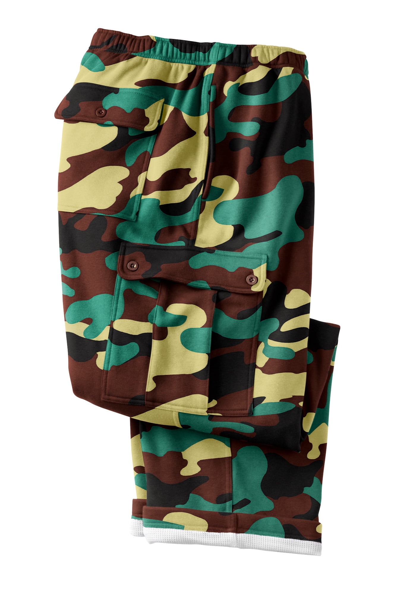 Kingsize Men's Big & Tall ThermalLined Cargo Pants