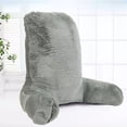 thumbnail image 6 of Home Soft Things Faux Fur Bedrest Pillow Cover Large Size - Elephant Skin - 28" x 30" x 17", 6 of 9