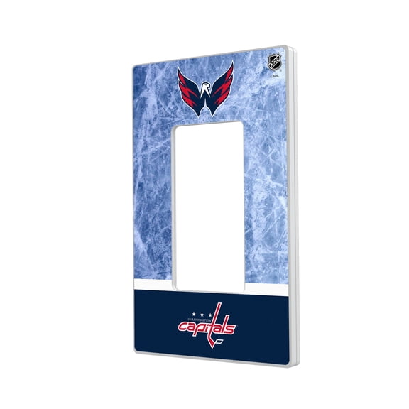 Washington Capitals Wordmark Single Rocker Lightswitch Plate