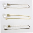 thumbnail image 4 of ADDHAT 2Ud Fan Lamp Pulls De Metal Plateado Con Esferas Lisas Para Y Uso En Ventiladores, 4 of 7