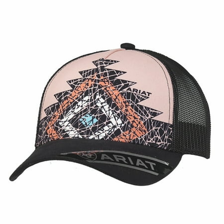 ARIAT Ladies Aztec Pink/Black Cap Pink OS