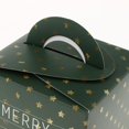 thumbnail image 3 of Cajas para llevar el almuerzo Colcomx con diseño de manzanas para fiestas de Navidad Estrella verde, 3 of 8