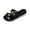 Black, variant on Red Women'S Slides Thick Bottom Low Heel Comfortable Lightweight Soft Footbed Non Slip Daily Wear Indoor Outdoor Walking Slippers For All Day Size 39
