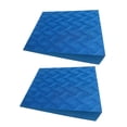 thumbnail image 2 of Colaxi 2Pcs Squat Wedge Block Calf Stretcher Riser Block Anti Slip Exercise Foot Incline Board Squat Ramp for Home Gym Pushup Pilate blue, 2 of 7