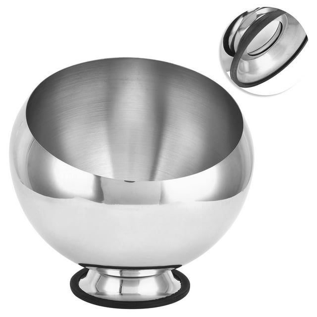 Buffet Sauce Bowl, Silver 304 Stainless Steel Seasoning Bowl Durable For Kitchen For Living Room L