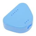 thumbnail image 1 of Unique Bargains 1 Pc Braces Box Triangle Braces Storage Box Light Blue, 1 of 5