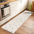 thumbnail image 2 of Happy Easter 2'x6' Runner Rugs for Hallway Kitchen Bedside Non Slip Washable, Spring Rabbits Polka Dots Beige Burlap Entryway Rug Runners with Rubber Backing, Long Carpet Runner for Laundry Room, 2 of 8