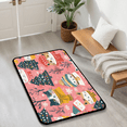 thumbnail image 3 of CURLYOOT Christmas Cats Door Mat 24" x 36" Absorbent Front Doormat Entrance Mat Non-Slip Washable Welcome Mats Snowflake Floor Mats for Entryway Indoor Outdoor, 3 of 7