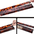 thumbnail image 5 of Tortoise Shell Rack & Pusher Set, Tortoise Shell Acrylic Mahjong Rack Set with Fully Detachable Magnetic Pushers, Tortoise Shell Mahjong Racks, 20 Inch Extended Length, Glossy Finish, 5 of 6