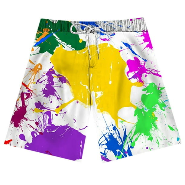 YUNAFFT Clearance Pants for Women Plus Size Men And Women Five Points  Breathable Sports Surfing 3D Printing Seaside Vacation Beach Shorts  Swimming