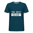 thumbnail image 3 of ZCFZJW Daddy & Me Family Matching Outfit Funny Letters Print Summer Short Sleeve Graphic Dad T-Shirts Tops and Cute Baby Rompers Trendy Father's Day Holiday Gift Parent-Child Set #08 Daddy-L, 3 of 4