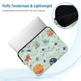 thumbnail image 2 of FORMRS 15-15.6 inch Laptop Sleeve Case Soft Carrying Quilted Computer Bag Cover, Space Patterns, 2 of 7