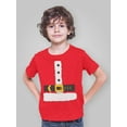thumbnail image 3 of Old Glory Youth Santa Claus Costume Short Sleeve T Shirt, 3 of 6