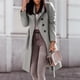 thumbnail image 4 of Abrigo de Tela de Lana Con Solapa de Otoño E Invierno Para Mujer, Gabardina, Abrigo Largo, Prendas de Vestir Odeerbi  ODB-6, 4 of 7