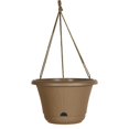 thumbnail image 1 of Bloem Lucca Self Watering Hanging Basket, 13", Chocolate, 1 of 1