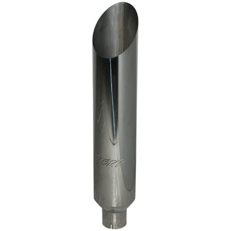 Mbrp Smokers Stack - MBRP Universal 1 pc Stack 8 Angle Cut 36 Mirror Polished T304