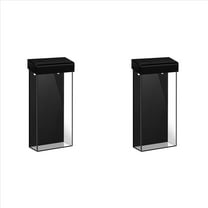 Rollbacks & More 2X Outdoor Brochure Holder 4x9 Inch Waterproof Wall Mount Literature Box with Lid Clear Acrylic for Pamphlet Menu